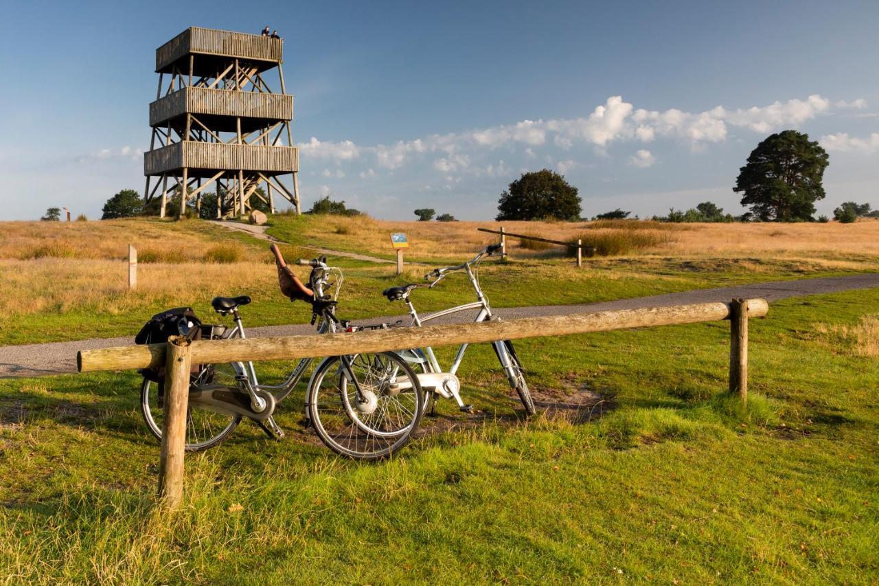 4P Chalet Tolve Met 4 Fietsen Vlakbij Natuurgebieden Drents Friese Wold, Fochteloerveen En Gevangenisdorp Veenhuizen Остервольде Экстерьер фото